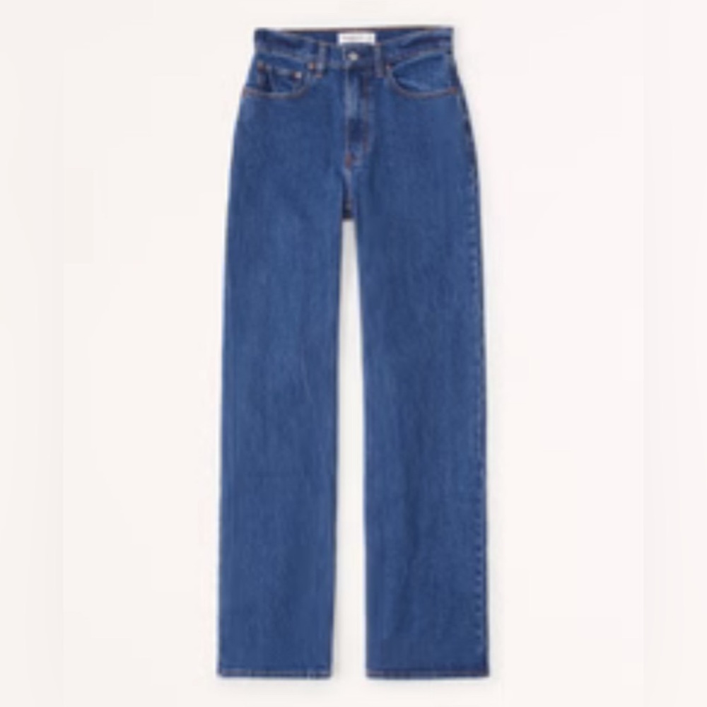 Abercrombie & Fitch High Rise 90s Relaxed Straight Jean
